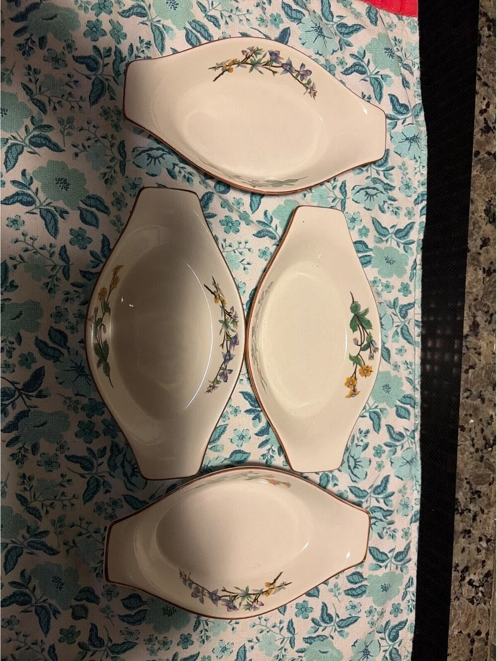 Vintage Woodhill Quiche Pie Tart Round Floral Ceramic Baking Dish 10”
